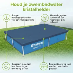 Bestway frame abdeckplane - 221 x 150 cm