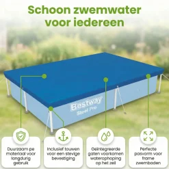 Bestway frame 259x170 cm Abdeckplane - Blue