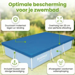 Bestway frame 400x211cm abdeckplane - Blue