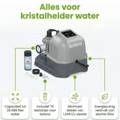 Bestway salzwassersystem - 26.498 liter