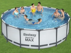 Bestway Steel Pro Max Ø457 cm Pool mit Zubehör