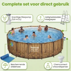Bestway Swim Vista 549x122cm Pool – 5-teilig