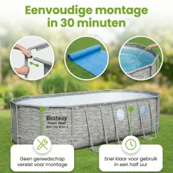 Bestway Swim Vista 549x274x122cm Pool – 5-teilig