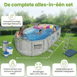 Bestway Swim Vista 549x274x122cm Pool – 5-teilig