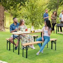 Bichl 3-teilig klappbares Biertischgarnitur