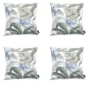 Blaues Dekokissen Madison Bliss - 4er-Set