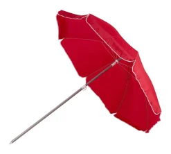Bo-Camp Ø 165 cm Sonnenschirm mit schwenkbarem Arm - Red
