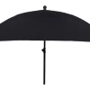 Bo-Camp 170 x 170 cm quadratischen Sonnenschirm - Black