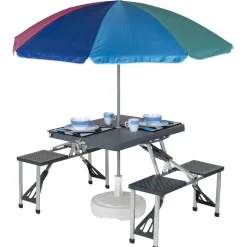 Bo-Camp Basic Faltbarer Picknicktisch