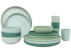 Bo-Camp Dune RPET 16-Teilig Geschirrset - Green