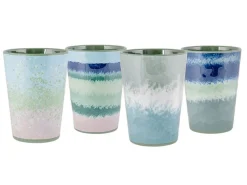 Bo-Camp Halo Blue/Green Becher - 4er-Set