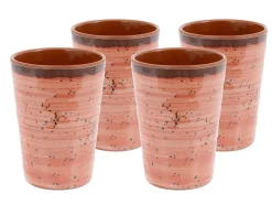 Bo-Camp Halo Clay Becher - 4er-Set