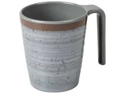 Bo-Camp Halo L Set von 4 Melamin Becher - Grey