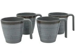 Bo-Camp Halo M Set von 4 Tasse - Grey