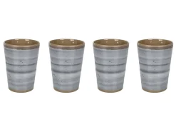Bo-Camp Halo set van 4 Melamin Becher - Grey