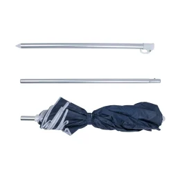 Bo-Camp Kompakt Ø 160 cm 3-teiliger Sonnenschirm - Blue