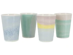 Bo-Camp Pastel Barfleur Set von 4 Tasse