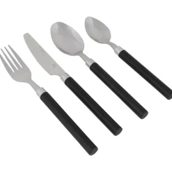 Bo-Camp 16-Teiliges Besteckset - Black