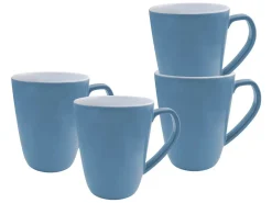 Bo-Camp Two-Tone L Set von 4 Becher - Blue