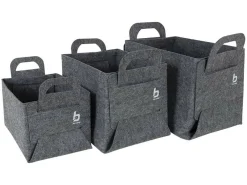 Bo-Camp Urban Barnsbury Set von 3 Filzkörbe