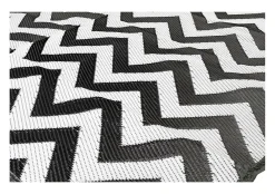 Bo-Camp Wave 270 x 200 cm schwarz weiße Chill-Matte