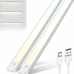 Brendz Puyo 40 cm Set von 2 Magnetischer LEDstreifen - White