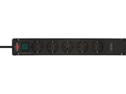 Brennenstuhl Bremounta Steckdosenleiste mit 2 USB-C Ladesteckdosen - Black