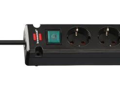 Brennenstuhl Bremounta Steckdosenleiste mit 2 USB-C Ladesteckdosen - Black