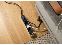 Brennenstuhl Ecolor Steckdosenleiste mit 2 USB-C Ladesteckdosen - White