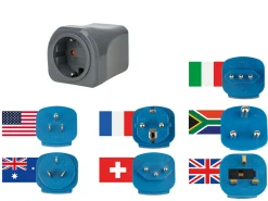 Brennenstuhl Reisestecker-Set - Geeignet für 7 Länder