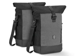 Brisby 3 in 1 wasserdichte rolltop Grey Fahrradtasche - 2 Stück