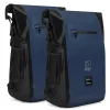 Brisby 3 in 1 wasserdichte rolltop Blue Fahrradtasche - Set von 2
