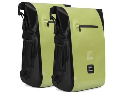 Brisby 3 in 1 wasserdichte rolltop Green Fahrradtasche - 2 Stück