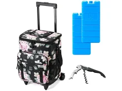 Brisby 32 Liter Trolley-Kühltasche - Dark Flower