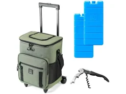 Brisby 32 Liter Trolley-Kühltasche - Green