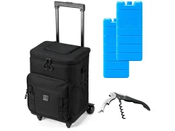 Brisby 32 Liter Trolley-Kühltasche - Black