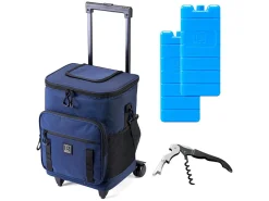 Brisby 32 Liter Trolley-Kühltasche - Dark Blue