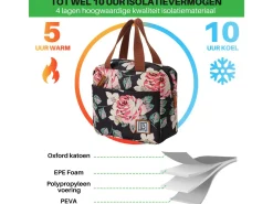 Brisby Blumen 4 Liter Kühltasche