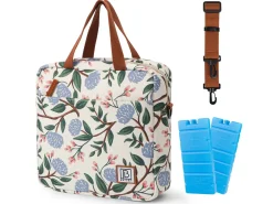 Brisby Blumen Weiß 7 Liter Kühltasche