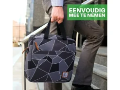 Brisby Grau und Schwarz 7 Liter Kühltasche