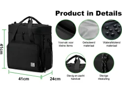 Brisby 4-Lagen isolierte 40 Liter Kühltasche - Black
