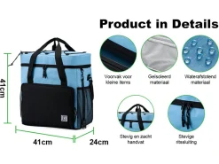 Brisby 4-Lagen isolierte 40 Liter Kühltasche - Black