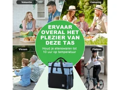 Brisby 4-Lagen isolierte 40 Liter Kühltasche - Black