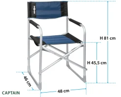 Brunner Captain Faltstuhl - Light Blue