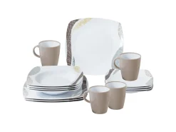 Brunner Khadì 16-teiliges Melamin-Set – Mehrfarbig