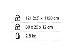 Brunner Laun Tree 3A Wäschespinne mit Verlängerung