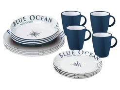 Brunner lunch Box Blue ocean 16-teiliges Geschirrset