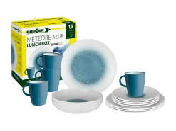 Brunner Lunchbox Meteore 16-teiliges Geschirrset - Blue