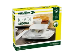 Brunner Midday Khadi 12-teiliges Geschirrset