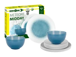 Brunner Midday Meteore 12-teiliges Geschirrset